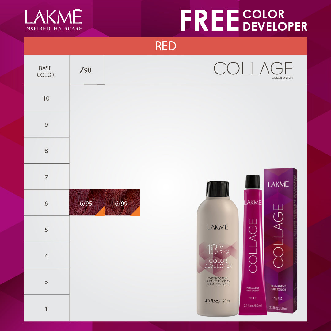 LAKME COLLAGE + DEVELOPER - RED